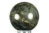 Flashy, Polished Labradorite Sphere - Great Color Play #266216-1